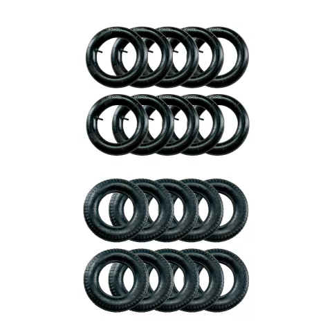 Kit 10x Pneu 325x8 2 lonas e Câmara
